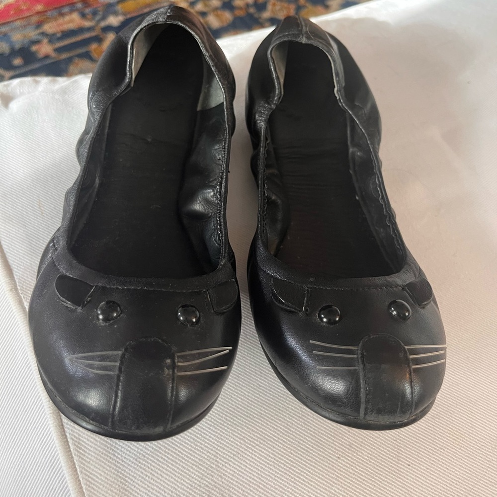 Marc By Marc Jacobs Black Cat Flats